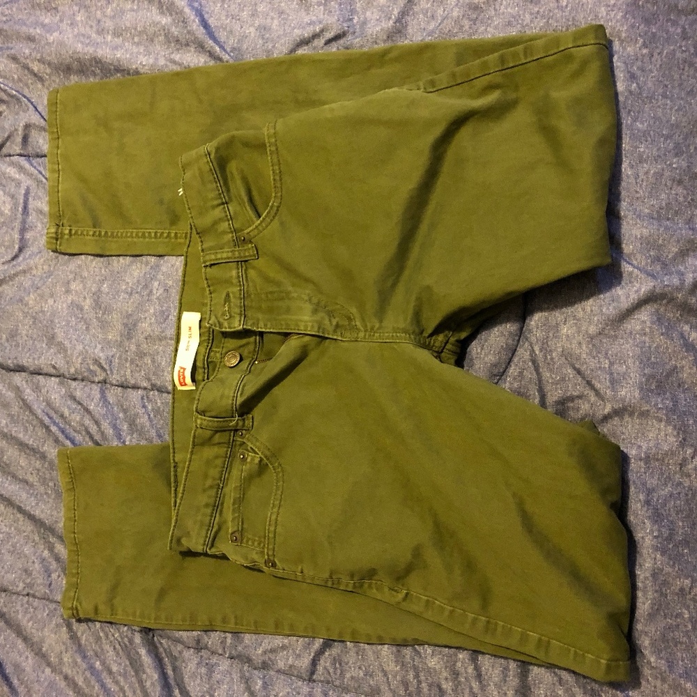 two pairs of levi's jeans